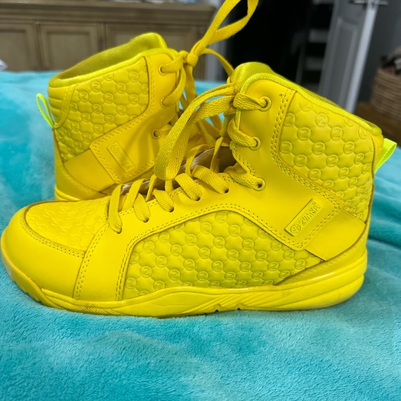 Pre loved ZUMBA BOSS ENERGY Sneakers in Yellow Women’s size 7 - Picture 6 of 8